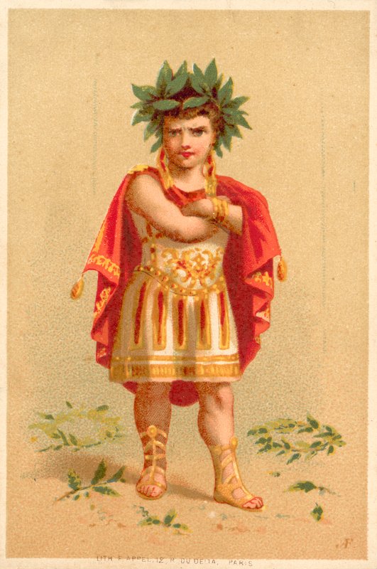 roomalainen (chromolitho) tekijältä French School