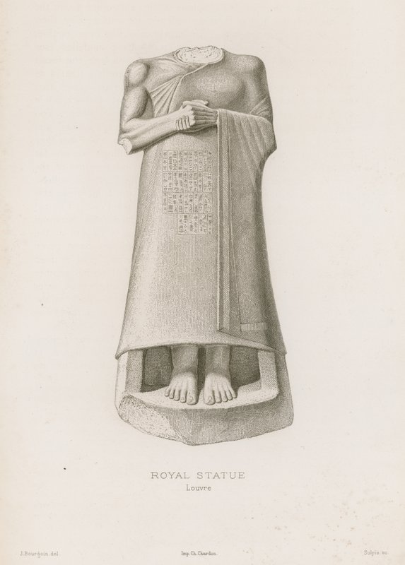 Kuninkaallinen patsas, Louvre tekijältä French School