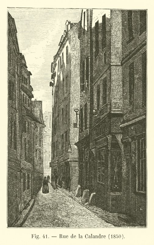 Rue de la Calandre, 1850 tekijältä French School