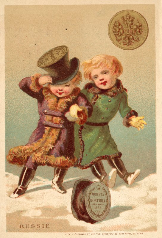 Venäjä (chromolitho) tekijältä French School