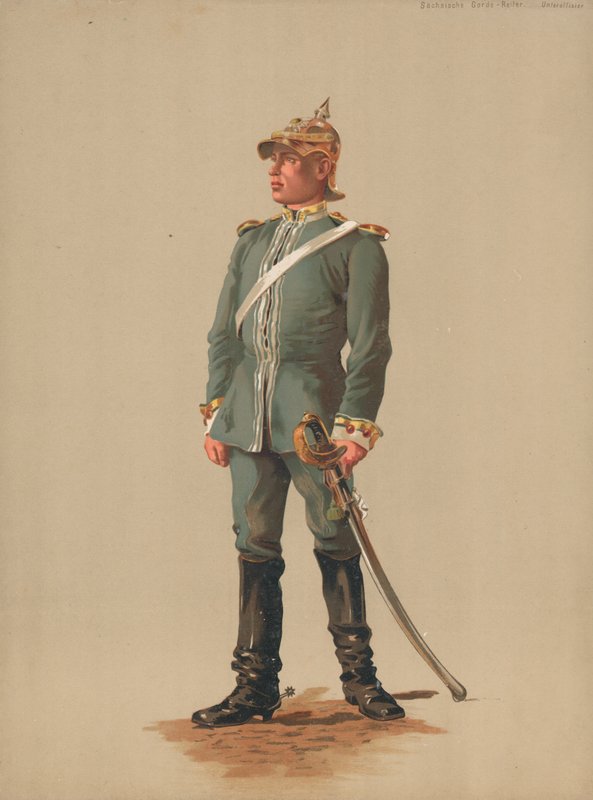 Saksikaartin ratsuväki, kersantti tekijältä French School