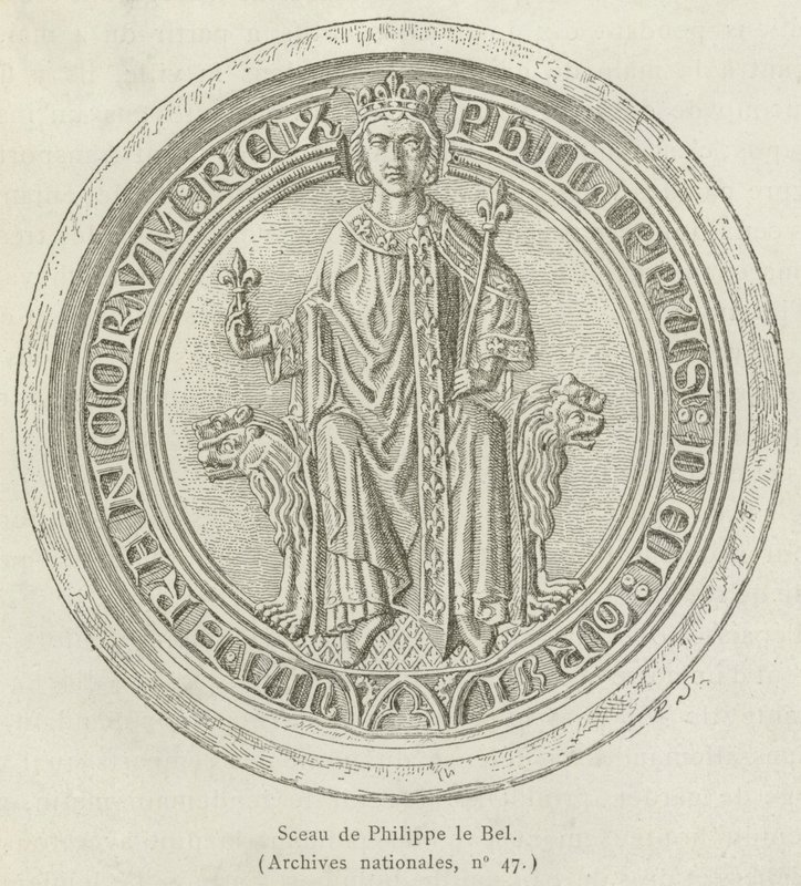 Philip The Fairin sinetti (kaiverrus) tekijältä French School