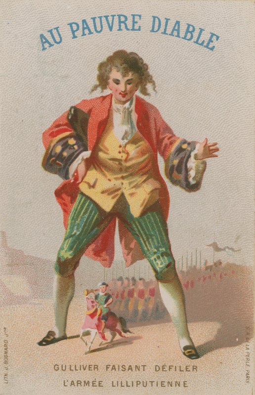 Kohtaus elokuvasta Gullivers Travels tekijältä French School