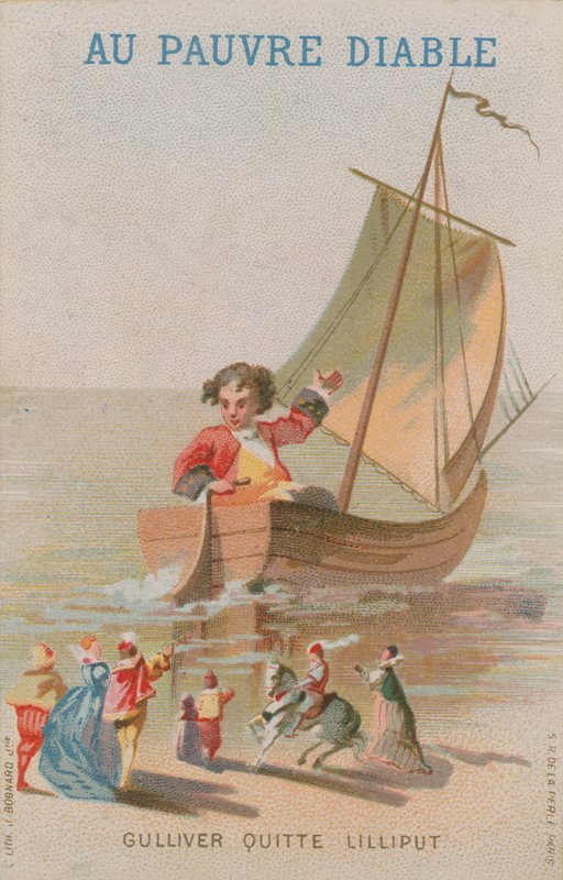 Kohtaus elokuvasta Gullivers Travels tekijältä French School