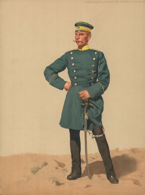 Silesian Dragons Regt No 4, luutnantti välitakissa tekijältä French School