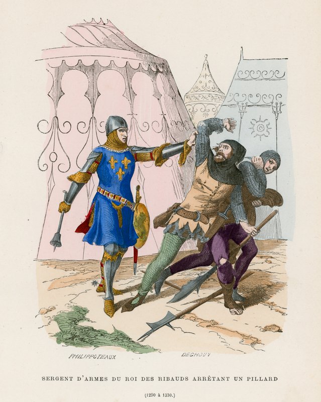 Kersantti pidätti ryöstäjän, 1290-1330 tekijältä French School