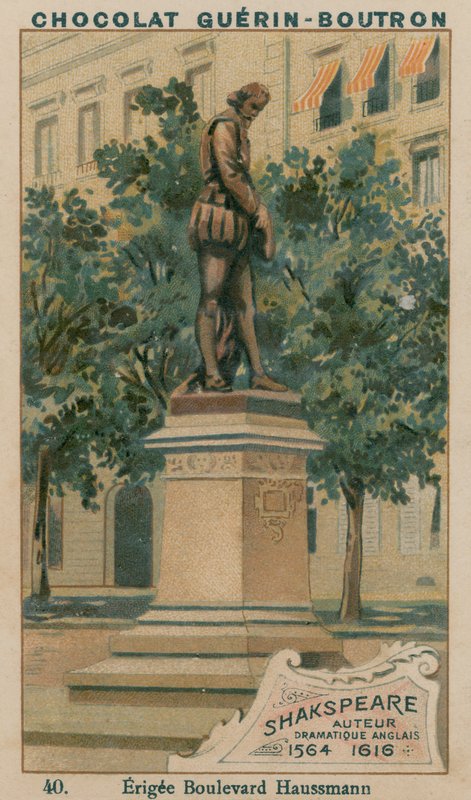 Shakespeare, kirjoittaja, englantilainen draama, 1564-1616, Erigee Boulevard Haussmann tekijältä French School