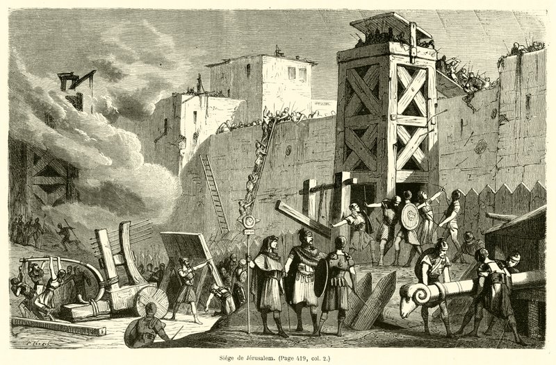 Siege de Jerusalem (kaiverrus) tekijältä French School