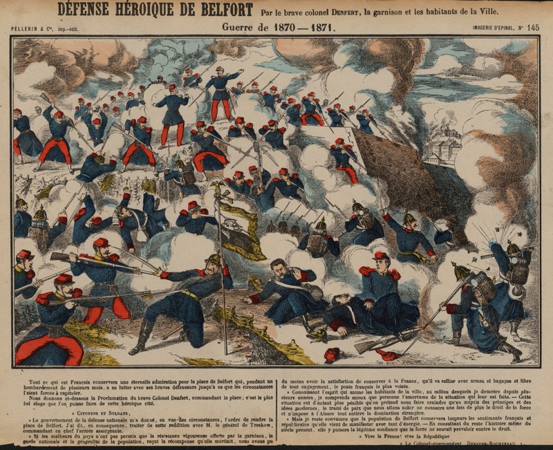 Belfortin piiritys, Ranskan ja Preussin sota, marraskuu 1870 - helmikuu 1871 tekijältä French School