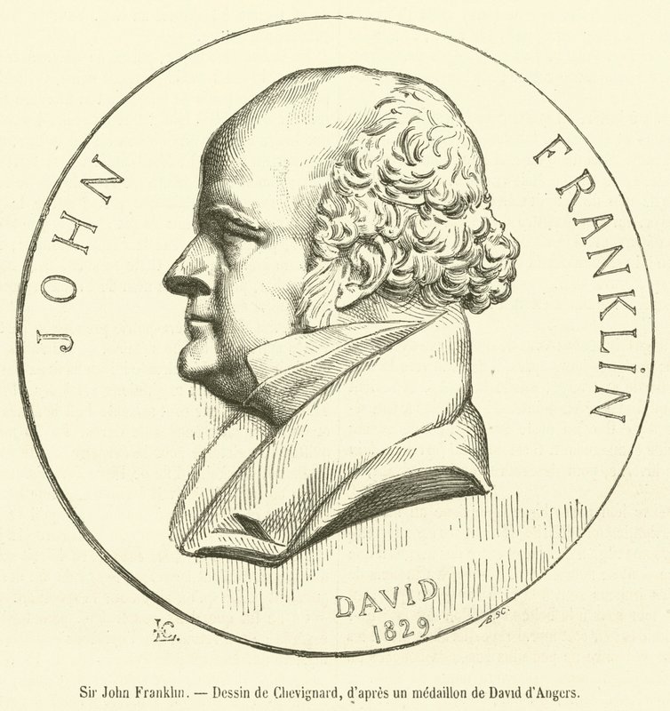 Sir John Franklin (kaiverrus) tekijältä French School