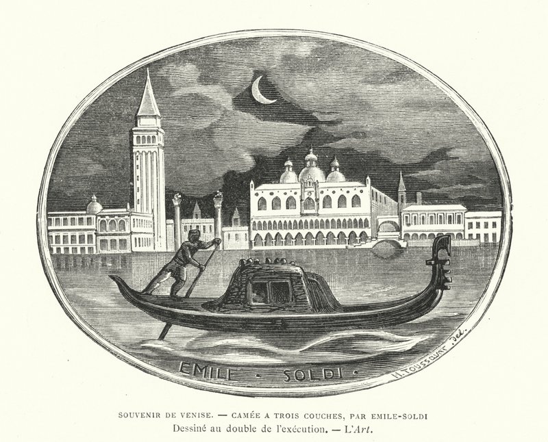 Souvenir of Venice, cameo dissenyat per l