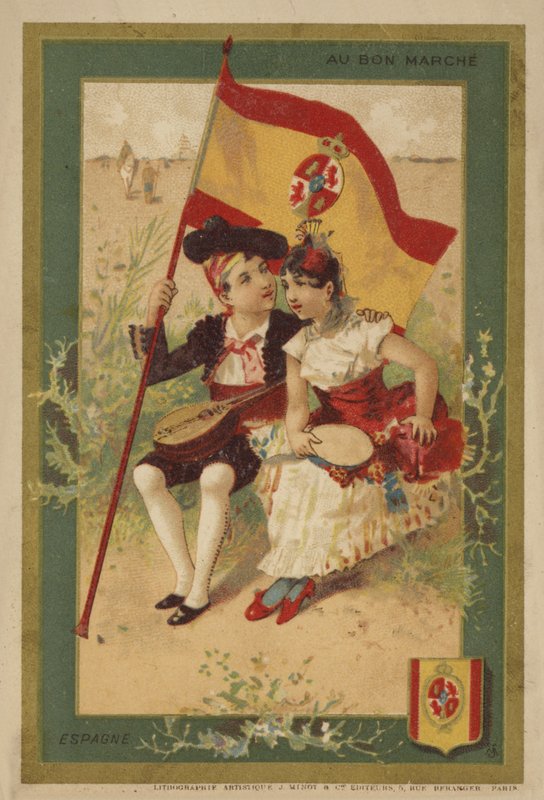 espanjalainen pariskunta tekijältä French School