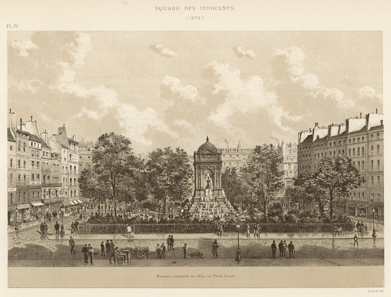 Square des Innocents, 1878 tekijältä French School