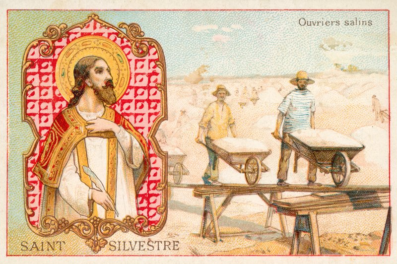 St Sylvester (chromolitho) tekijältä French School