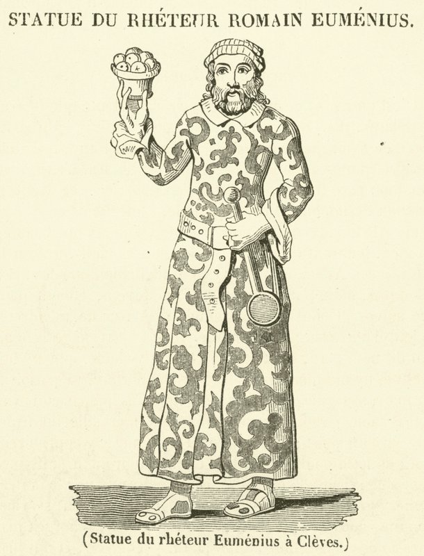 Patsas Eumenius Clevesissä (kaiverrus) (kaiverrus) tekijältä French School
