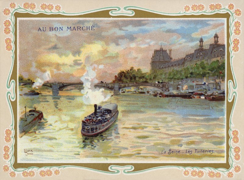 Höyryveneet Seine-joella, Pariisissa tekijältä French School