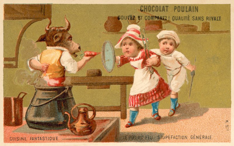 Muhennos - yleinen tyrmistys (chromolitho) tekijältä French School