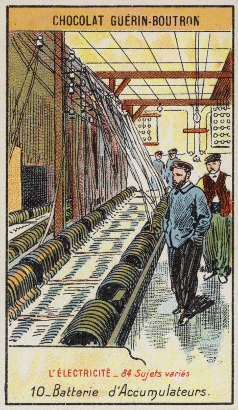 Akku (chromolitho) tekijältä French School