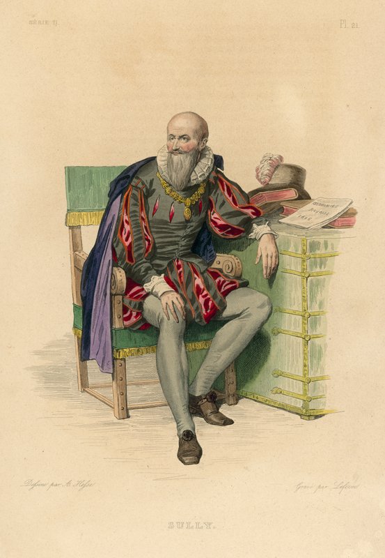 Sully (värillinen kaiverrus) tekijältä French School