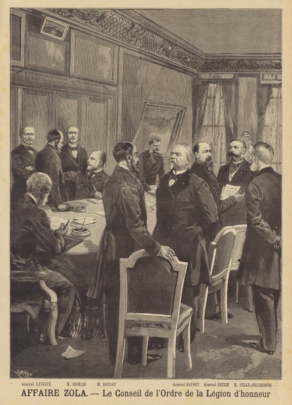 Emile Zolan kunnianloukkaustapaus - Kunnialegioonan ritarikunnan neuvosto tekijältä French School