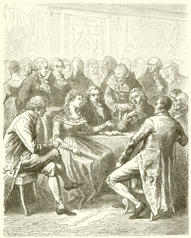 Girondins kotona Madame Roland tekijältä French School