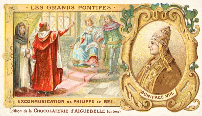 Paavi Bonifatius VIII:n Philip IV:n ekskommunikaatio tekijältä French School