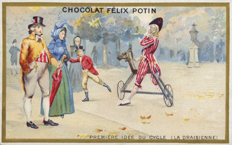 Ensimmäinen idea pyörästä, La Draisienne tekijältä French School