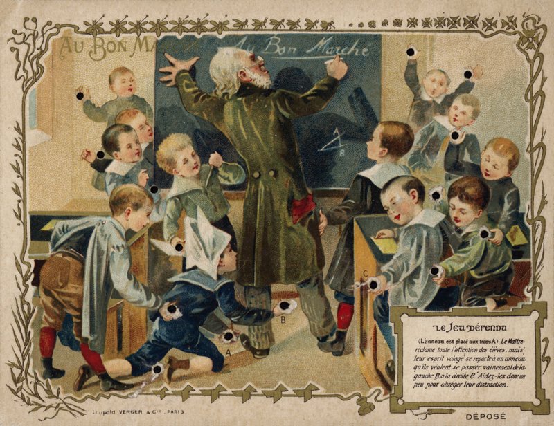 Kielletty peli (chromolitho) tekijältä French School