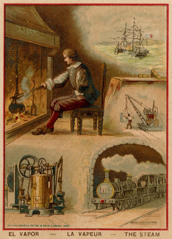 Höyryn käytön historia tekijältä French School