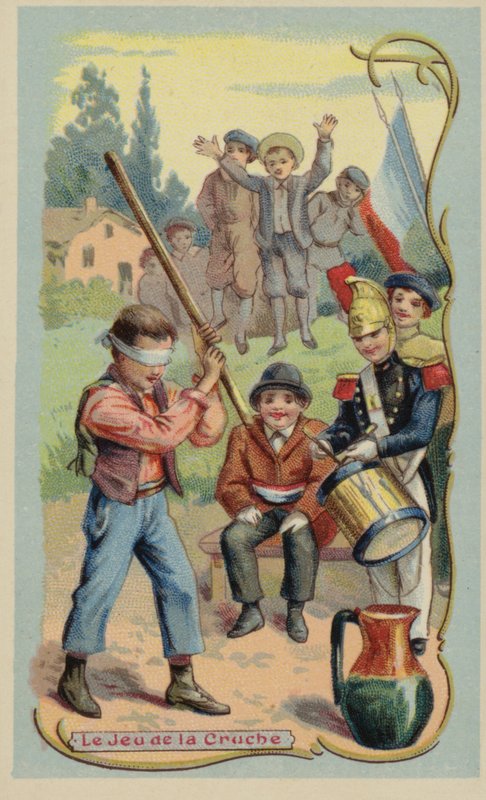 kannupeli (chromolitho) tekijältä French School