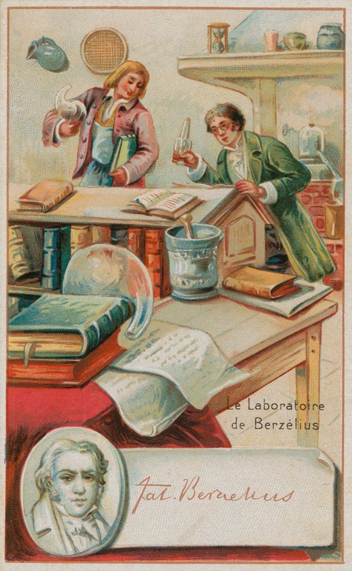 Sveitsiläisen kemistin Jons Jacob Berzeliuksen laboratorio tekijältä French School