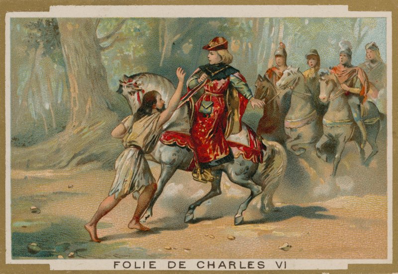 Ranskan kuninkaan Kaarle VI:n hulluus, 1392 tekijältä French School