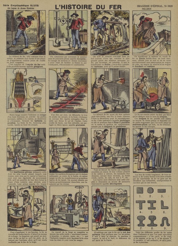 Raudan tarina (väri litho) tekijältä French School