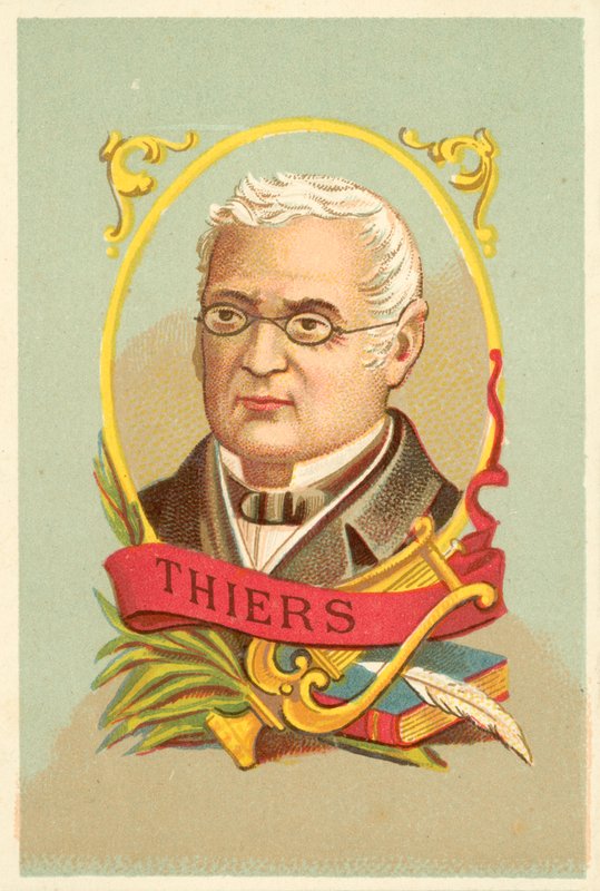 Thiers (väri litho) tekijältä French School