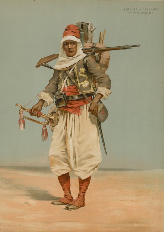 Algerian Skirmisher, kenttämekko tekijältä French School