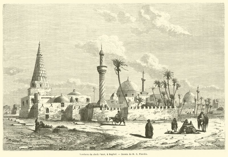 Sheikh Omarin hauta Bagdadissa (kaiverrus) tekijältä French School