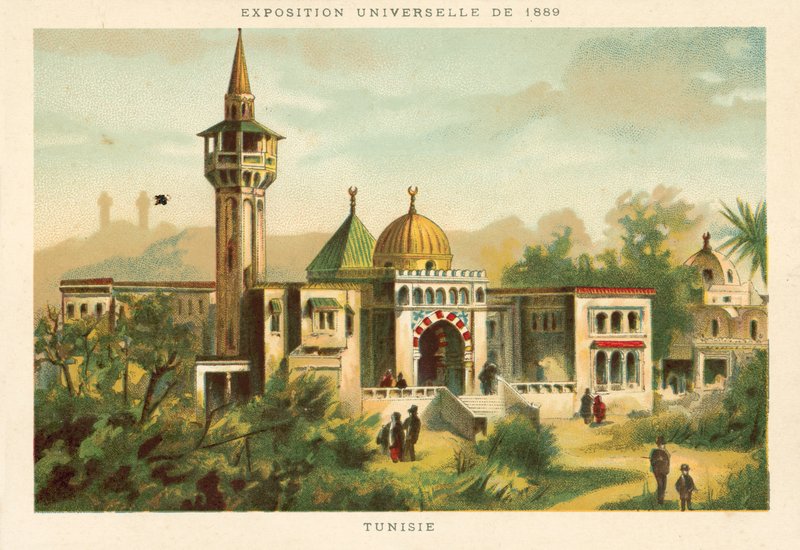 Tunisia, maailmanlaajuinen näyttely 1889, Pariisi tekijältä French School