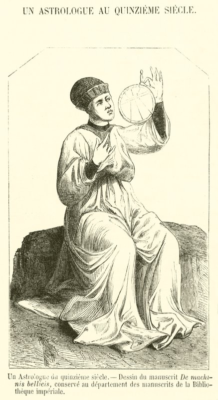 1500-luvun astrologi (kaiverrus) tekijältä French School