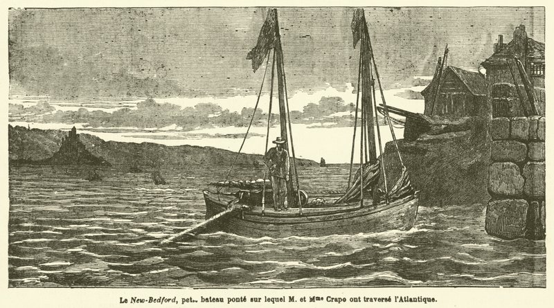 Venematka Atlantin yli (kaiverrus) tekijältä French School