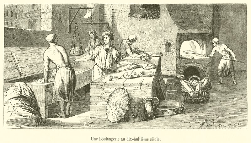 Leipomo 1700-luvulla tekijältä French School