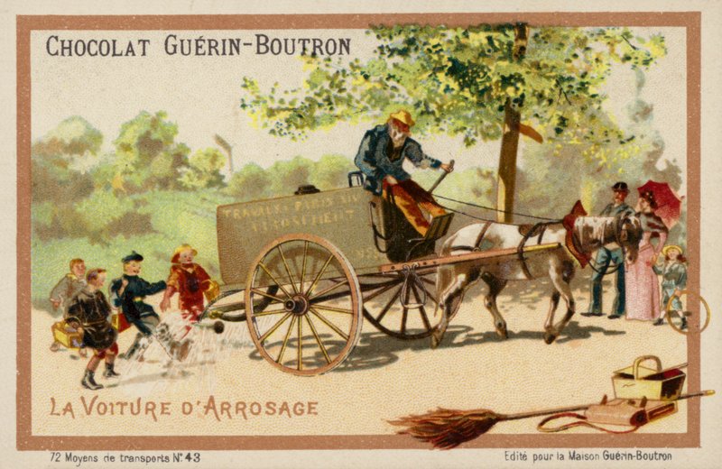 Vesivaunu (chromolitho) tekijältä French School