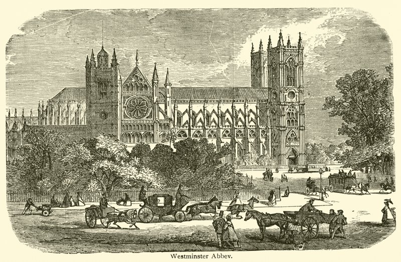 Westminster Abbey (kaiverrus) tekijältä French School