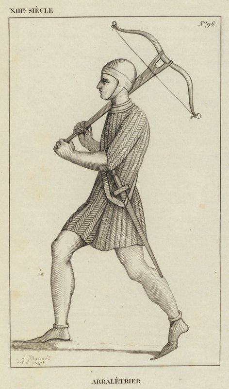 XIII Century, Crossbowman (kaiverrus) tekijältä French School