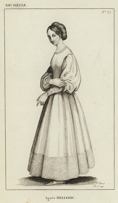 XII vuosisata, Agnes Hellebic (kaiverrus) tekijältä French School