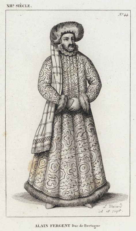 XII Century, Alain Fergent, Bretagnen herttua (kaiverrus) tekijältä French School