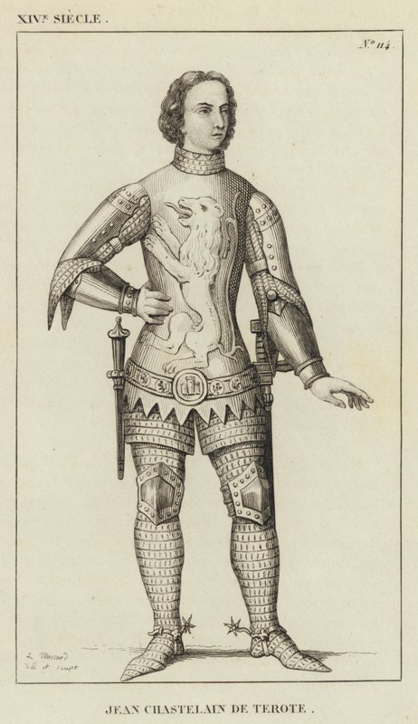 XIV vuosisata, Jean Chastelain de Terote (kaiverrus) tekijältä French School