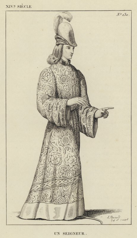 XIV vuosisata, A Lord (kaiverrus) tekijältä French School