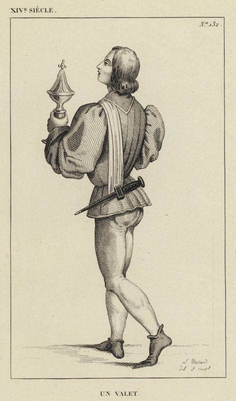 XIV vuosisata, Valet (kaiverrus) tekijältä French School