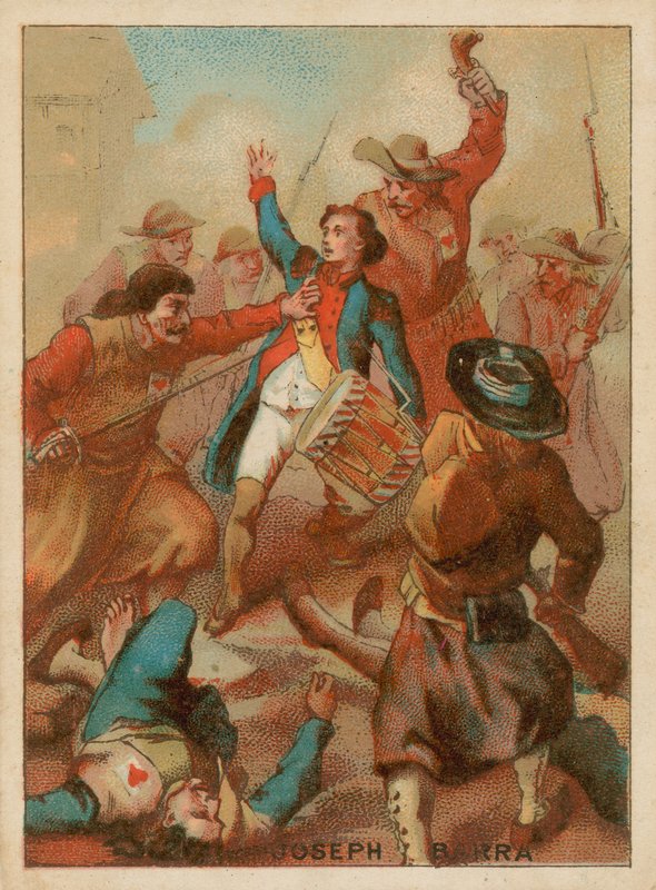 Nuori republikaanisotilas Joseph Barra kuolee taistelussa tekijältä French School