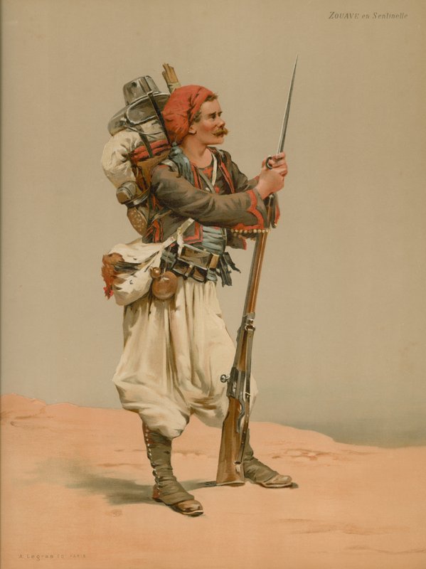 Zouave Sentinelinä tekijältä French School